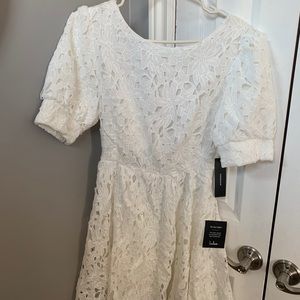 Lulus White Lace Dress
